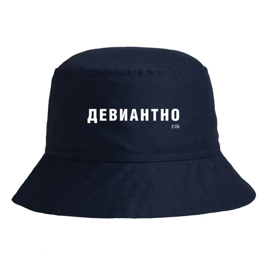 Панама «Девиантно», темно-синяя фото 1