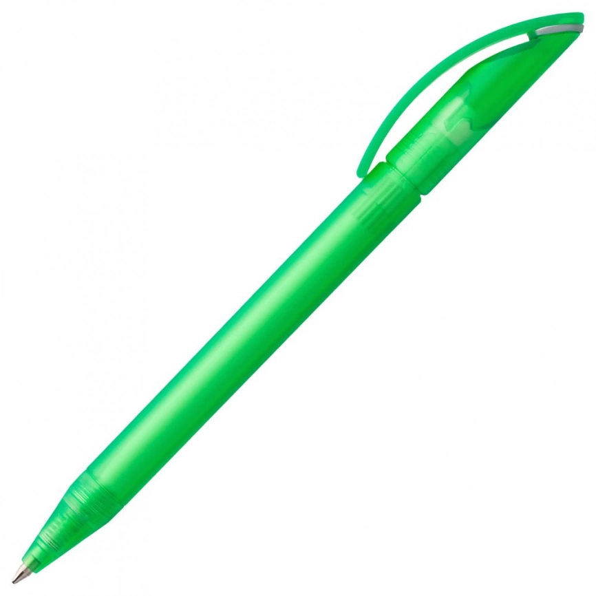 Ручка шариковая Prodir DS3 TFF Ring, светло-зеленая с серым фото 2