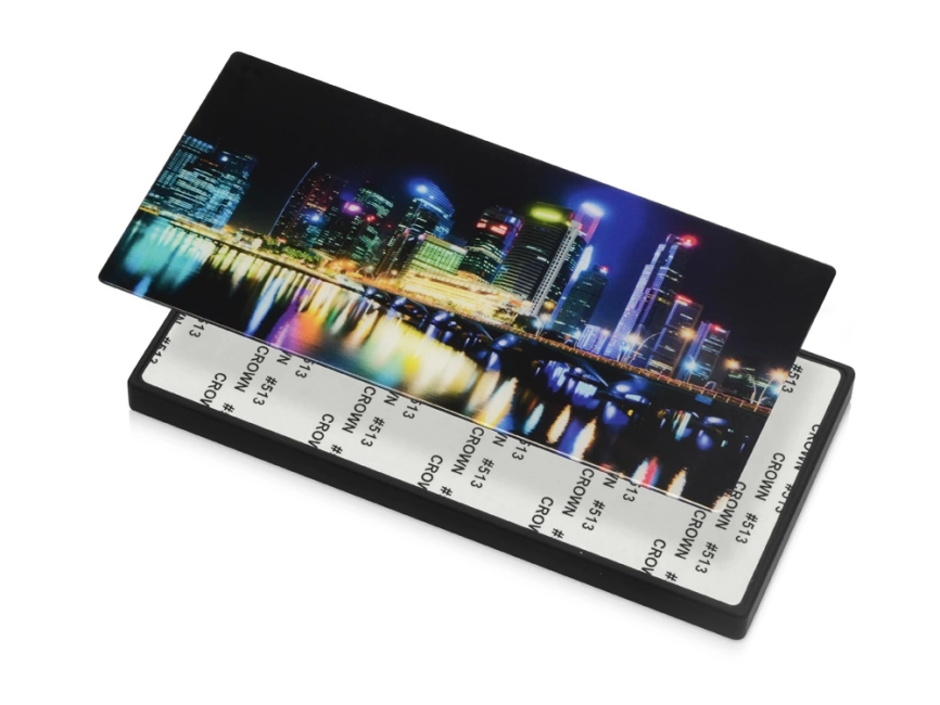 Портативное зарядное устройство Render с полноцветной, 5000 mAh, черный фото 1