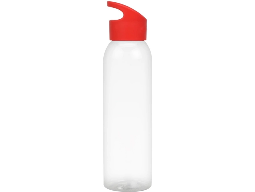 Бутылка для воды Plain 2 630 мл, прозрачный/красный фото 2