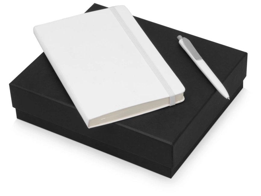 Подарочный набор Moleskine Picasso с блокнотом А5 и ручкой, белый фото 2