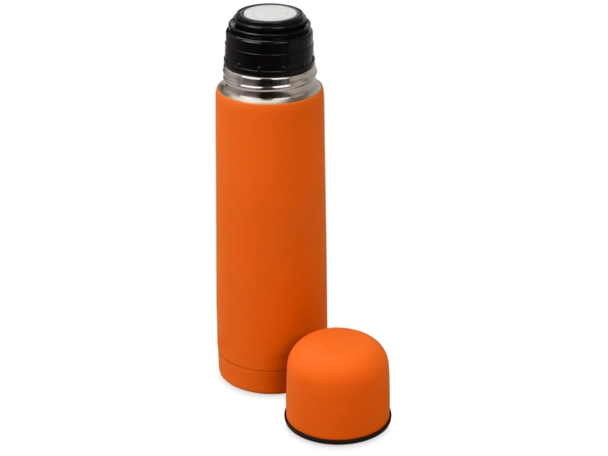 Термос Ямал Soft Touch 500мл, оранжевый фото 3