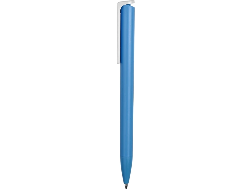 Ручка пластиковая шариковая Fillip, голубой/белый фото 5
