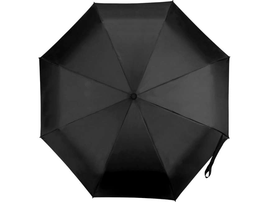 Зонт Alex трехсекционный автоматический 21,5, черный фото 5