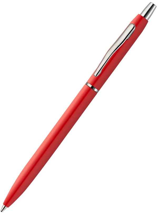 Ручка металлическая Palina, красная фото 1