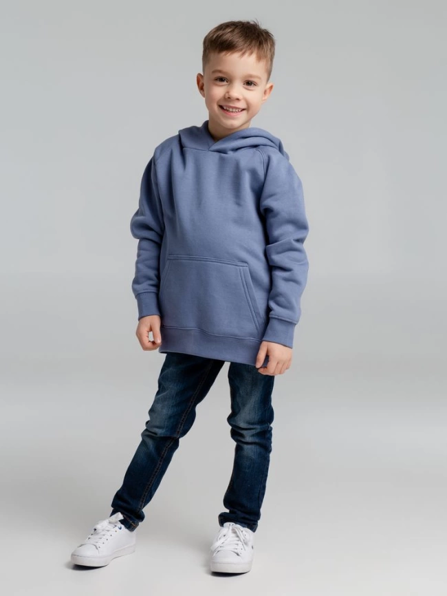 Толстовка детская Stellar Kids, синяя, на рост 118-128 см (8 лет) фото 8