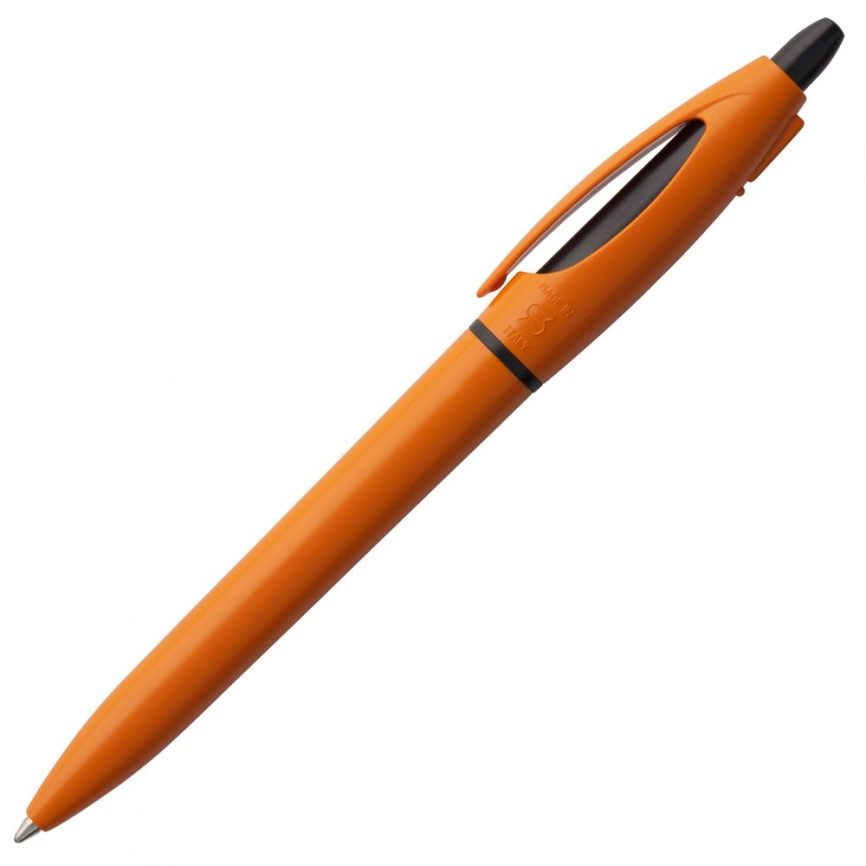 Ручка шариковая S! (Си), оранжевая фото 2