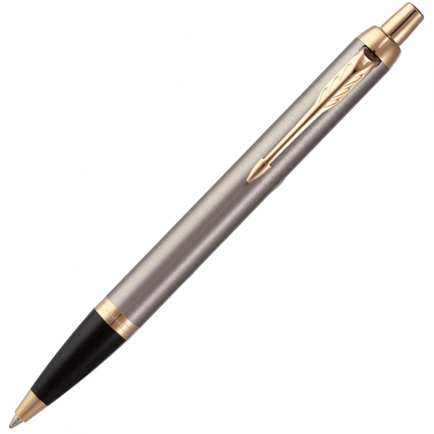 Ручка шариковая Parker IM Core K321 Brushed Metal GT M фото 4