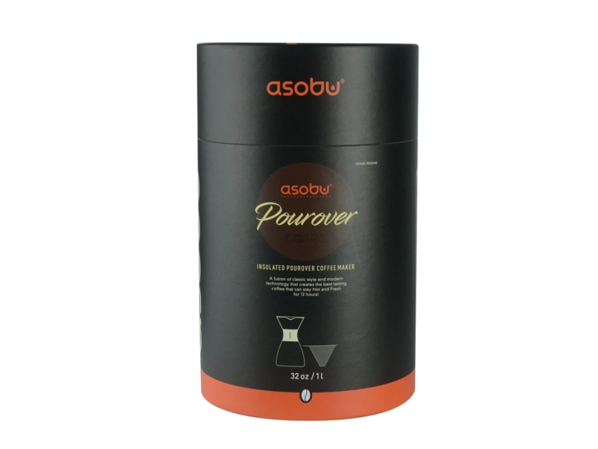Кофеварка POUR OVER, 1000 мл, красный/черный фото 2