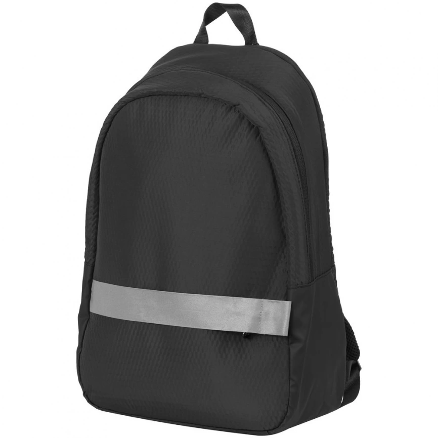 Рюкзак tagBag со светоотражающим элементом, черный фото 2