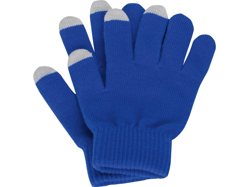 Перчатки для сенсорного экрана, синий, размер S/M фото 1