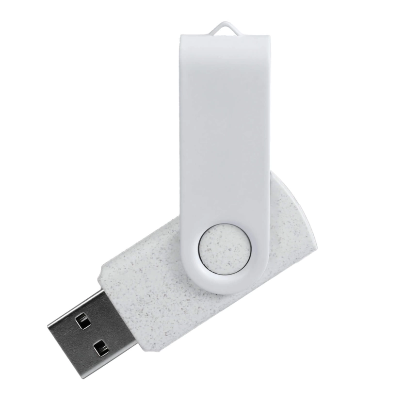 Флешка TWIST ECO Белая с белым 4027.07.07.4ГБ фото 1