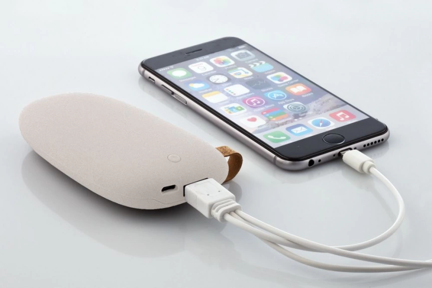 Внешний аккумулятор Pebble 5200 мАч, светло-серый фото 11