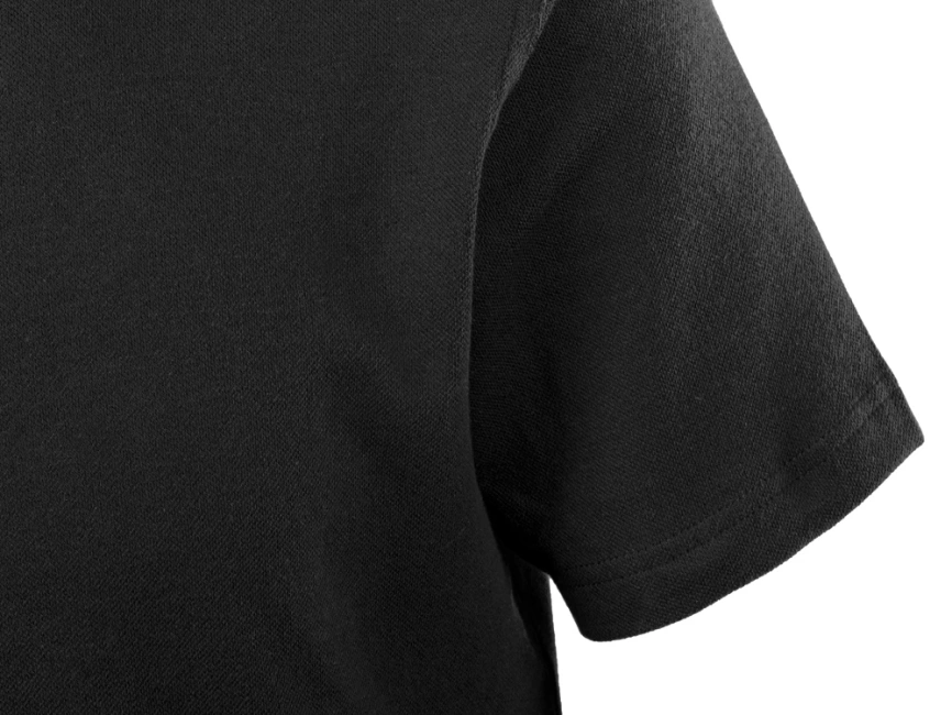 Поло с эластаном Chicago, 200гр пике 2XL, черный фото 6