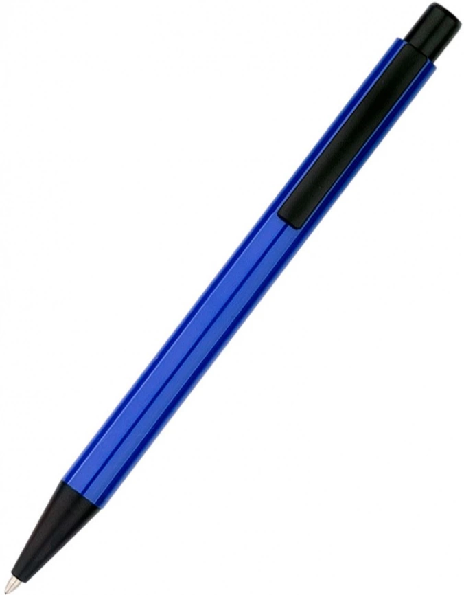 Ручка металлическая Deli, синяя фото 2