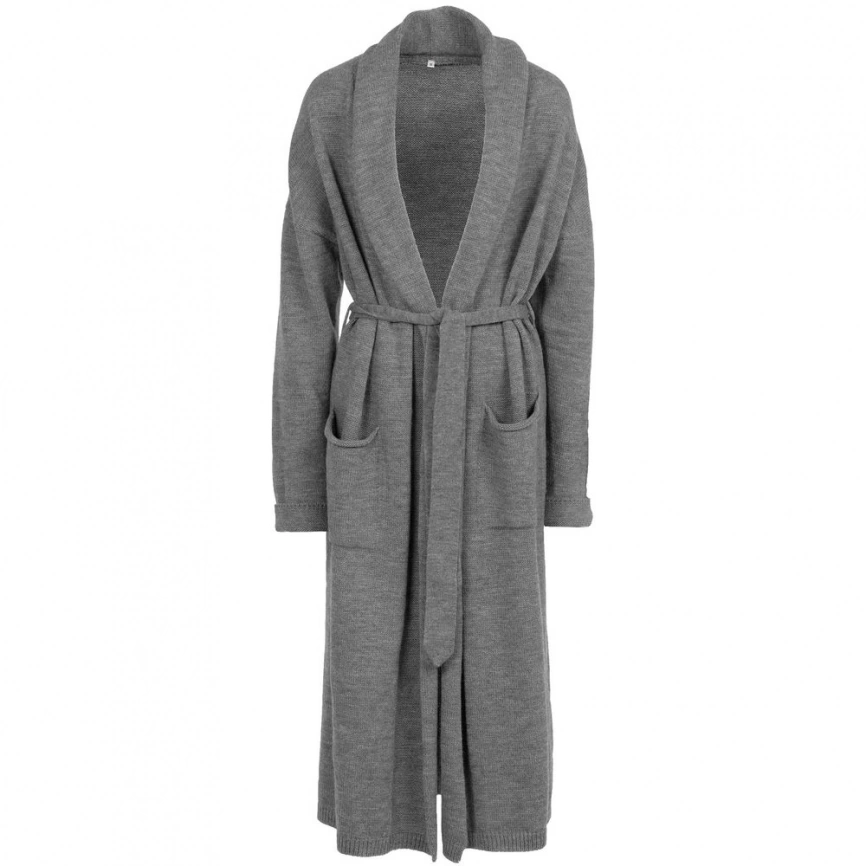 Кардиган женский Free Flow, серый меланж, размер M фото 4