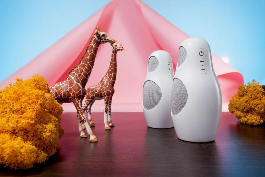 Беспроводная колонка Repeat с аккумулятором 4000 мАч, белая фото 5