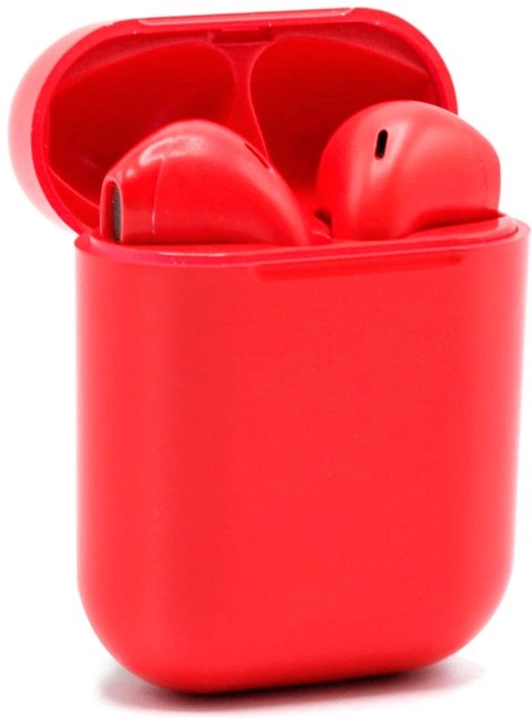 Наушники беспроводные Bluetooth SypmlyPods , красные фото 2