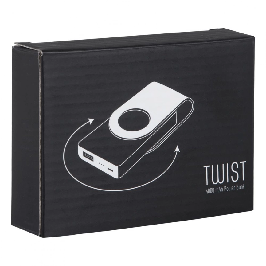 Внешний аккумулятор Twist 4000 mAh, красный фото 8