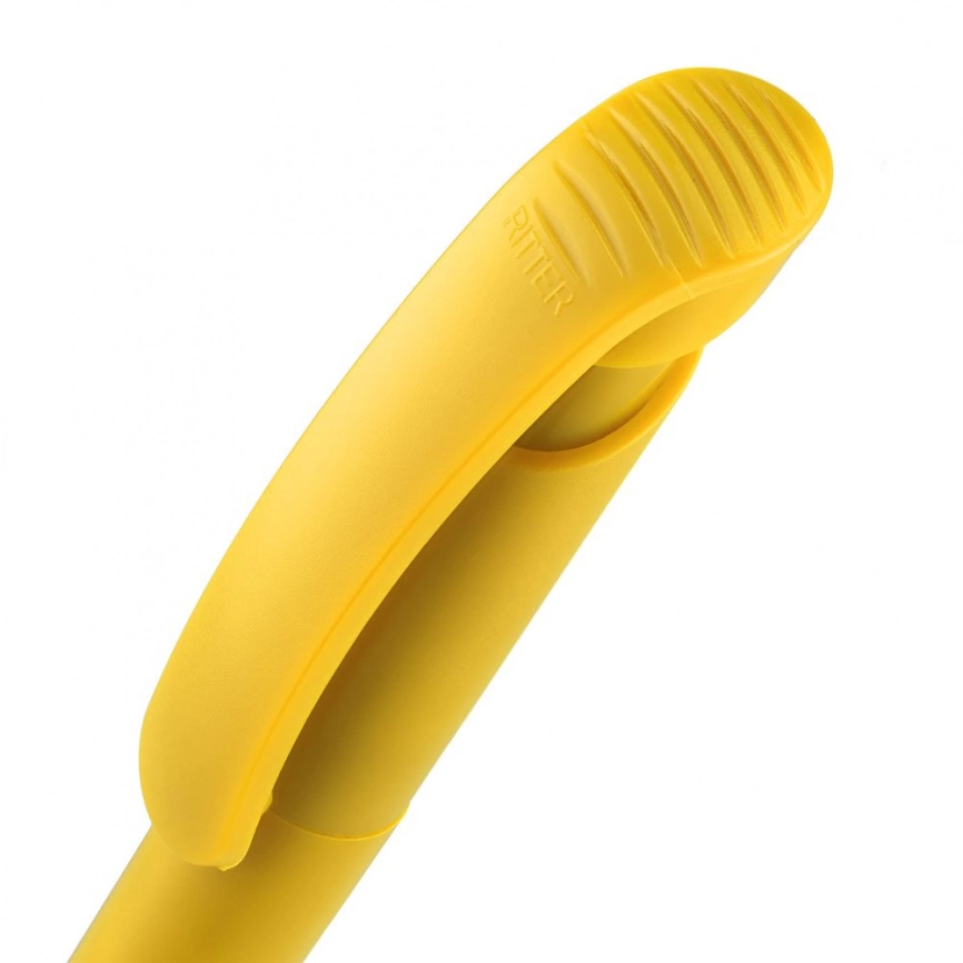 Ручка шариковая Clear Solid, желтая фото 7