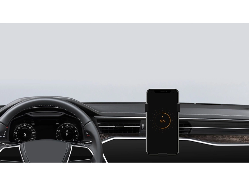 Беспроводное зарядное устройство  Rombica NEO Clip, черный фото 9