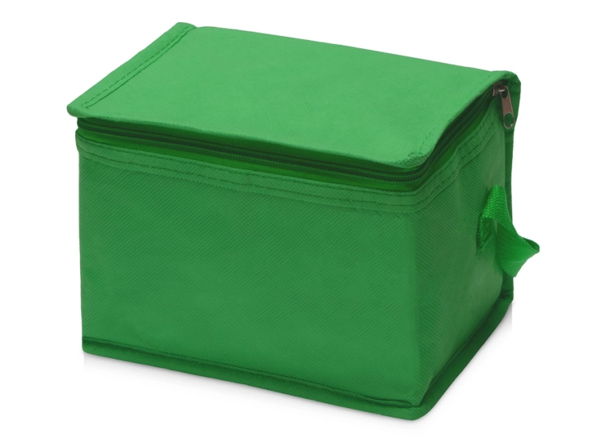 Сумка-холодильник Reviver из нетканого переработанного материала RPET, зеленый фото 2