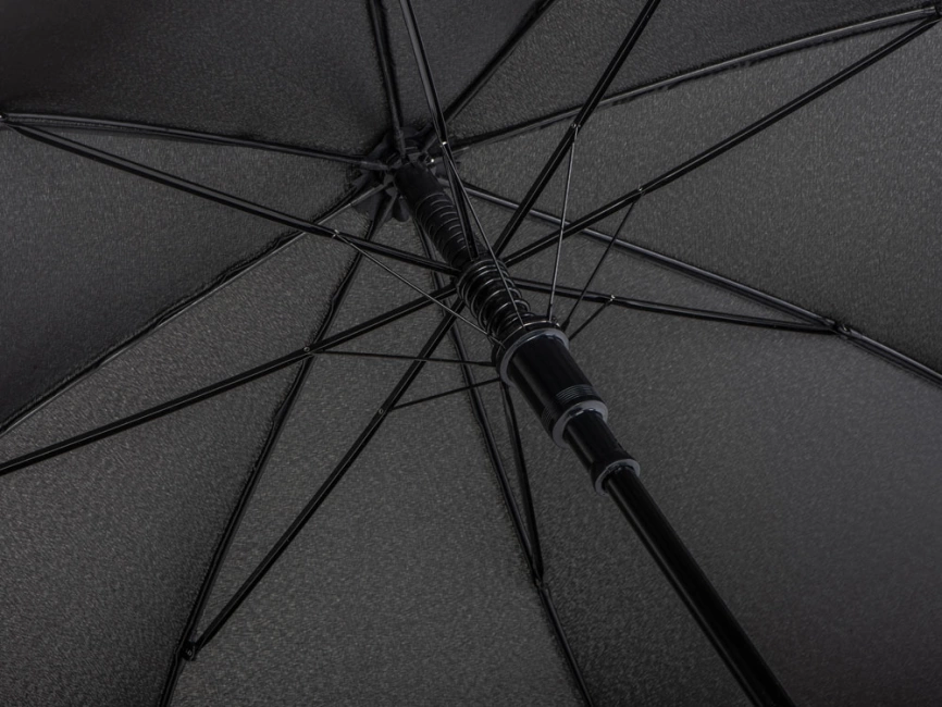 Зонт-трость полуавтоматический Ferre Milano, черный фото 6