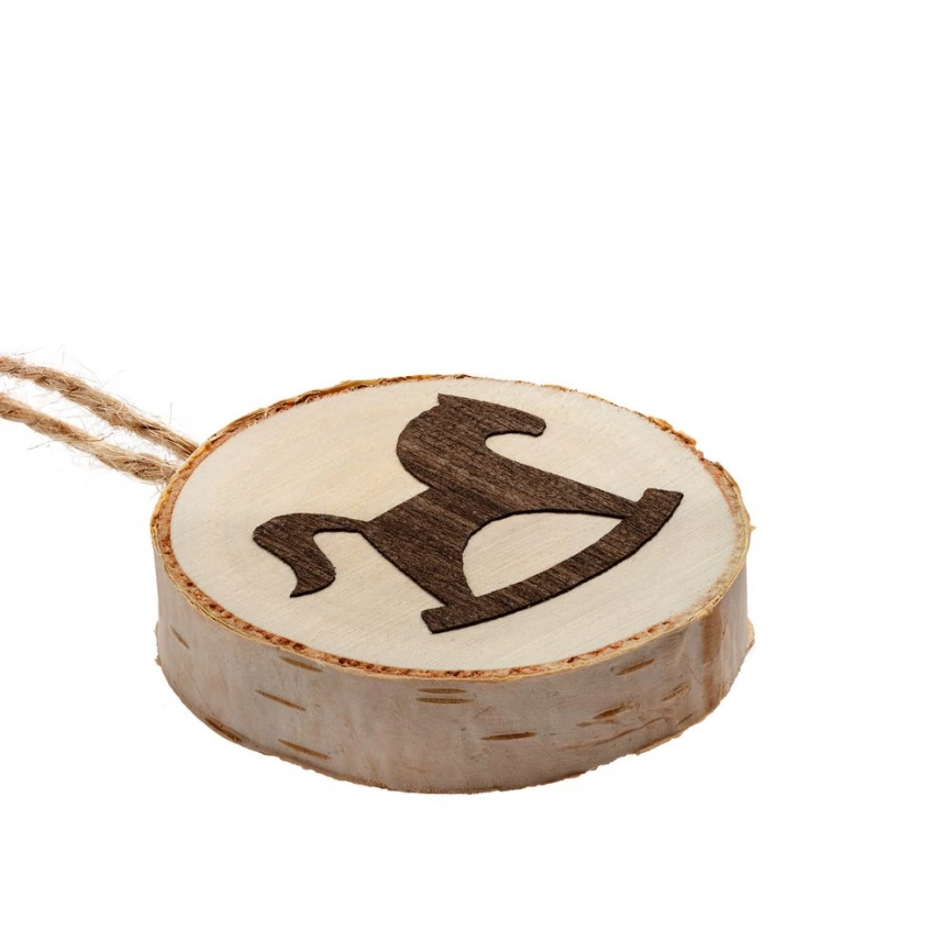 Подвеска Logger, малая, с лошадкой фото 3