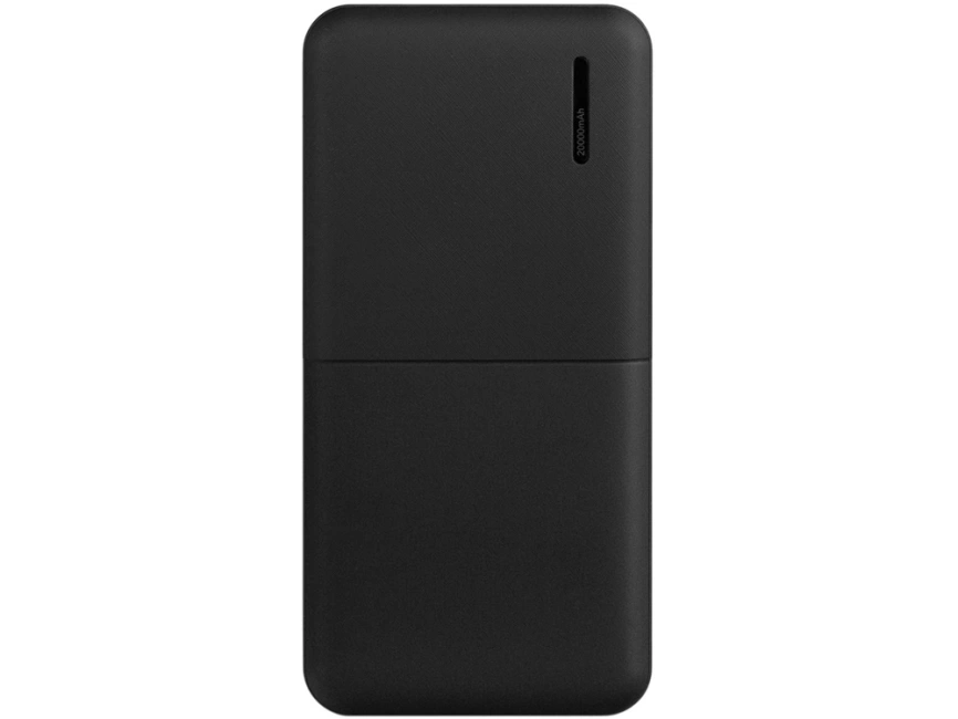 Внешний аккумулятор Kubic PB20Z Black, 20 000 мАч, Soft-touch, черный фото 2