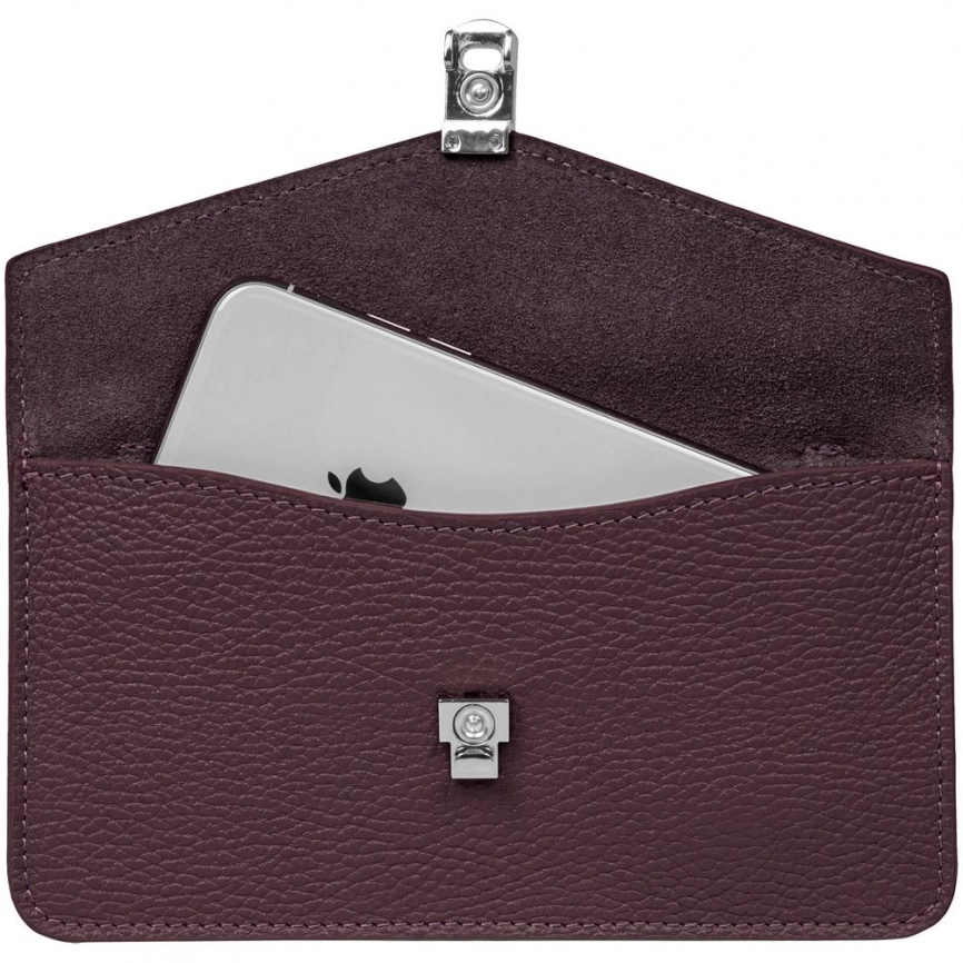 Сумка через плечо Busta, бордовая фото 4