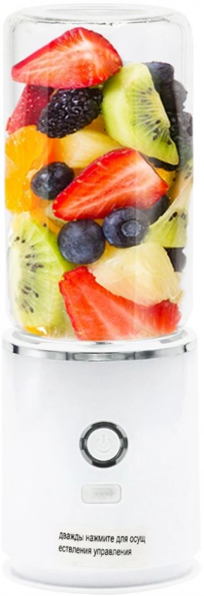 Блендер портативный Ducho со съемной колбой 300 мл, белый фото 1