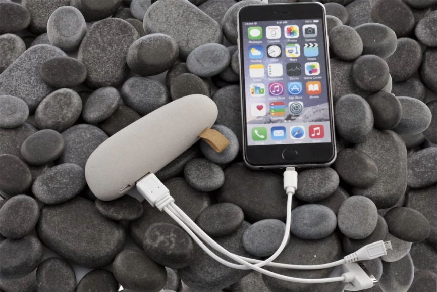 Внешний аккумулятор Pebble 2600 мАч, светло-серый фото 4