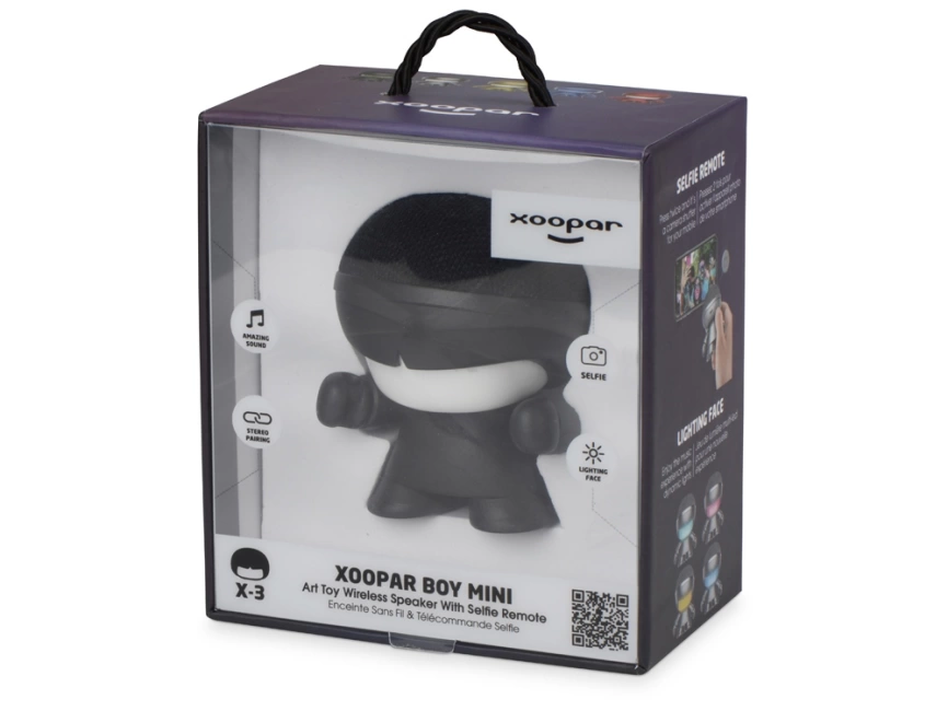 Портативная колонка Bluetooth XOOPAR mini Xboy Metallic, черный фото 13