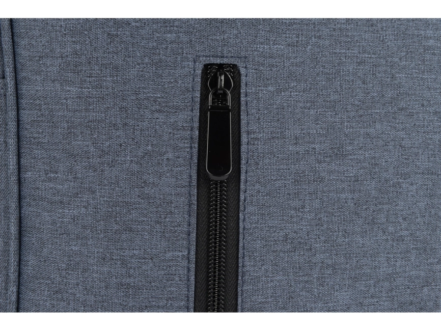 Сумка для ноутбука Wing с вертикальным наружным карманом, синий фото 9