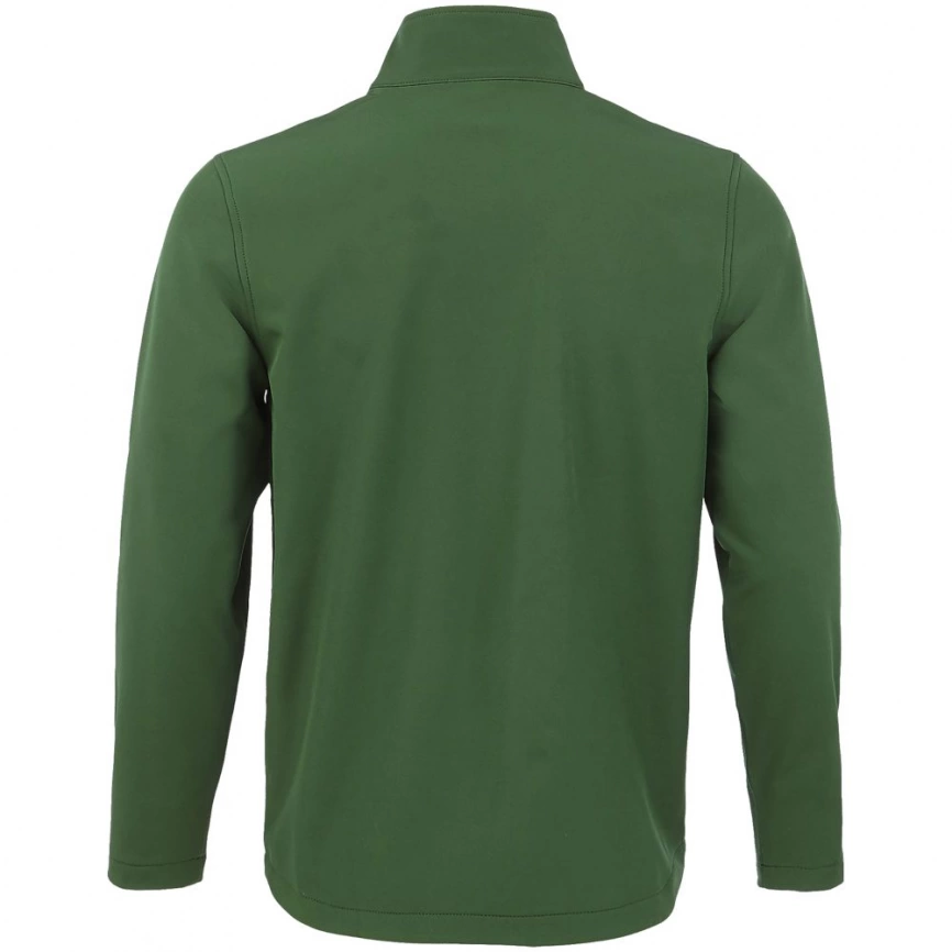 Куртка софтшелл мужская Race Men, темно-зеленая, размер XL фото 2
