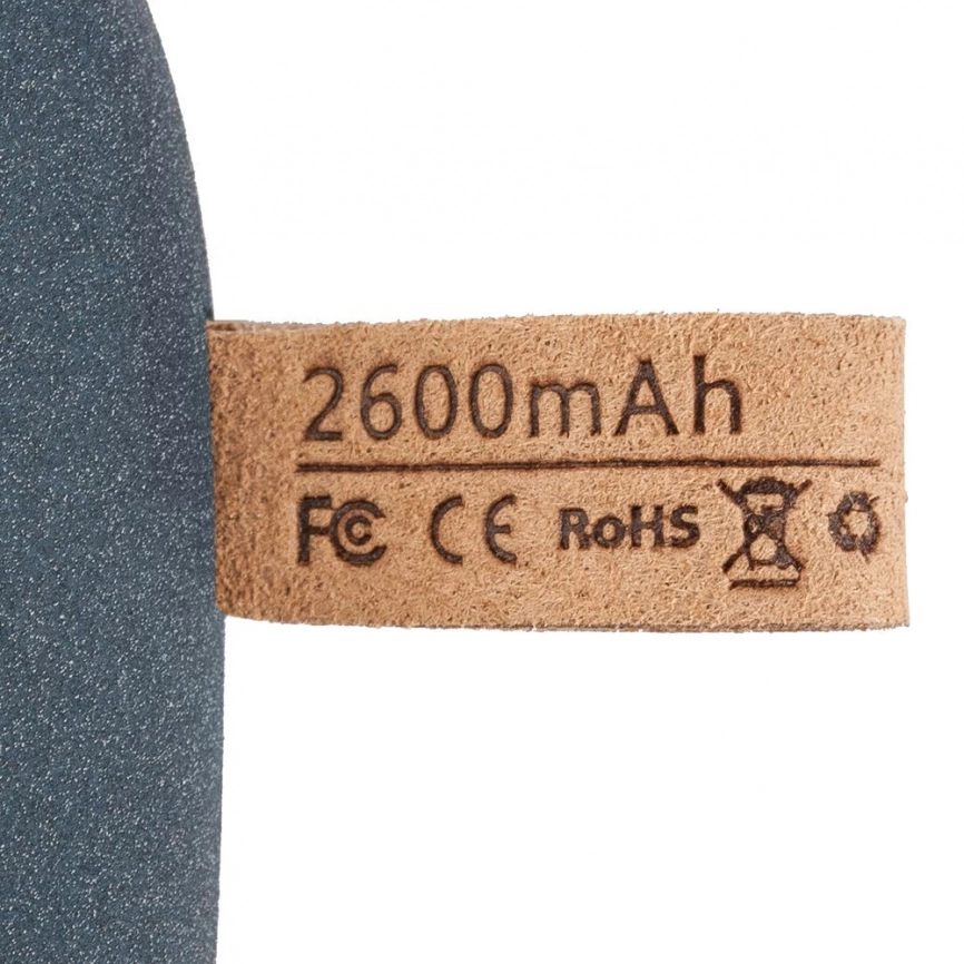 Внешний аккумулятор Pebble 2600 мАч, серо-синий фото 12