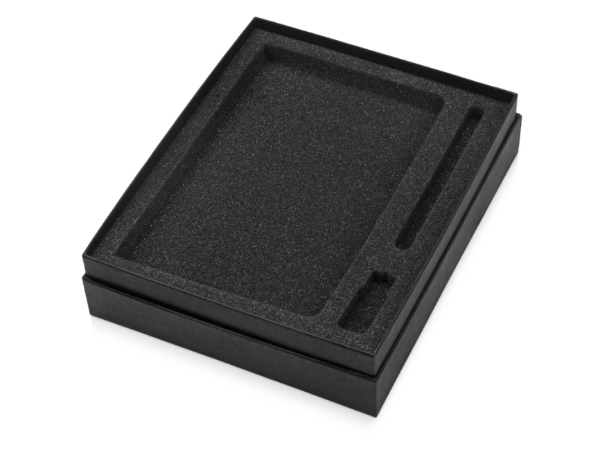 Подарочный набор Q-edge с флешкой, ручкой-подставкой и блокнотом А5, черный фото 7