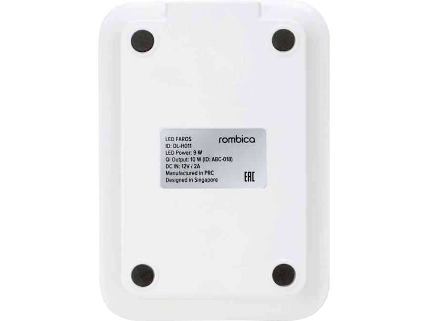 Настольная лампа Rombica LED FAROS, белый (квадратное основание) фото 12