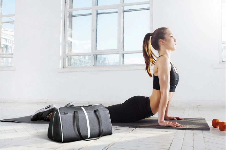 Спортивная сумка FlexPack Gym, темно-серая фото 11