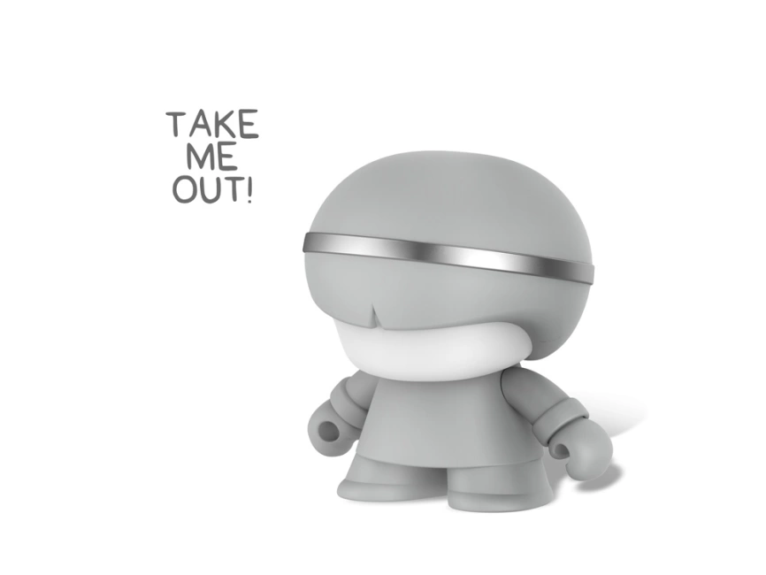 Портативный динамик Bluetooth XOOPAR mini XBOY, серый фото 2