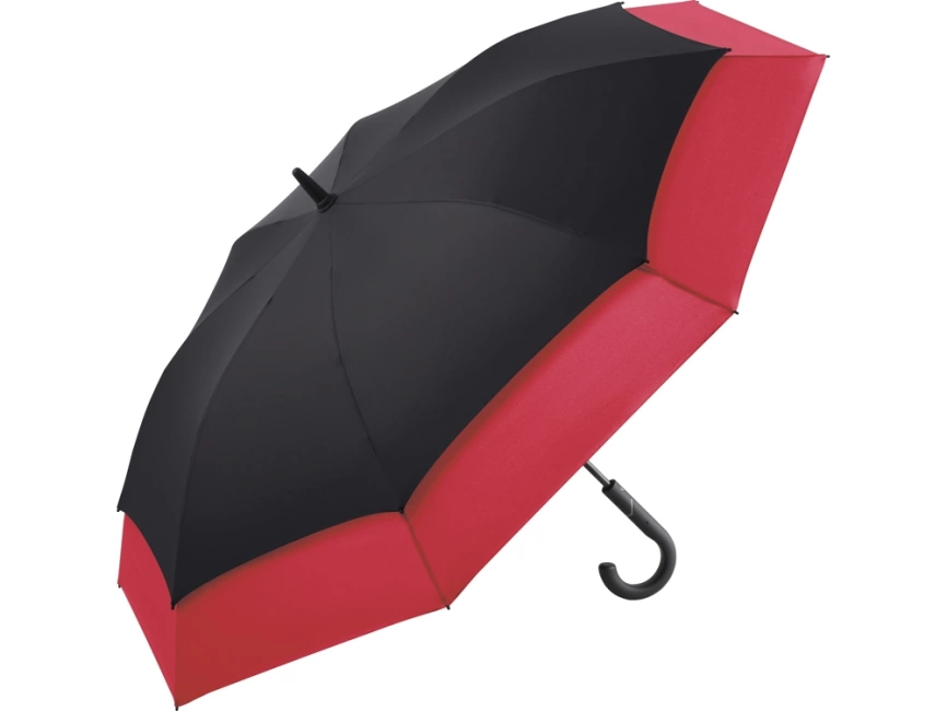 Зонт 7709 AC golf umbrella FARE®-Stretch 360  black-red фото 1
