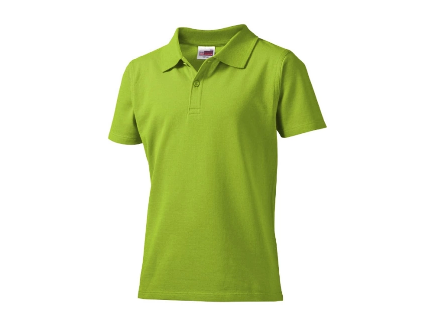 Рубашка поло First детская, зеленое яблоко фото 1