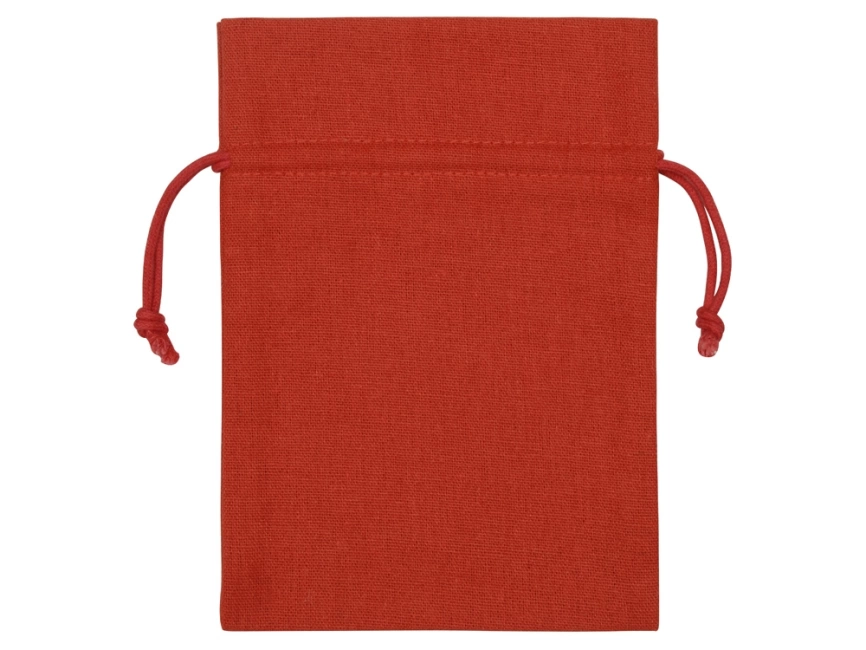 Платок бордовый 520*520 мм в подарочном мешке фото 4