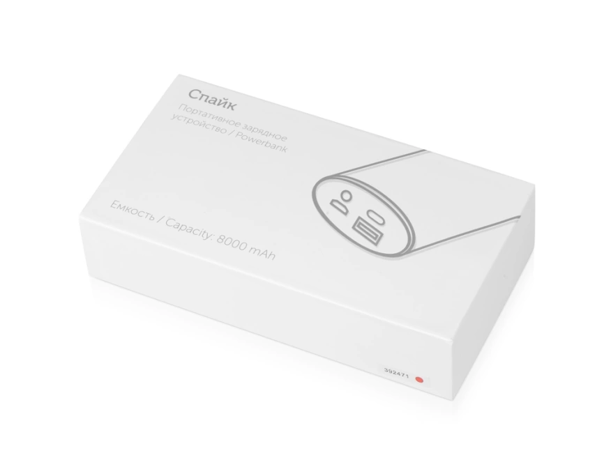 Портативное зарядное устройство Спайк, 8000 mAh, красный фото 10