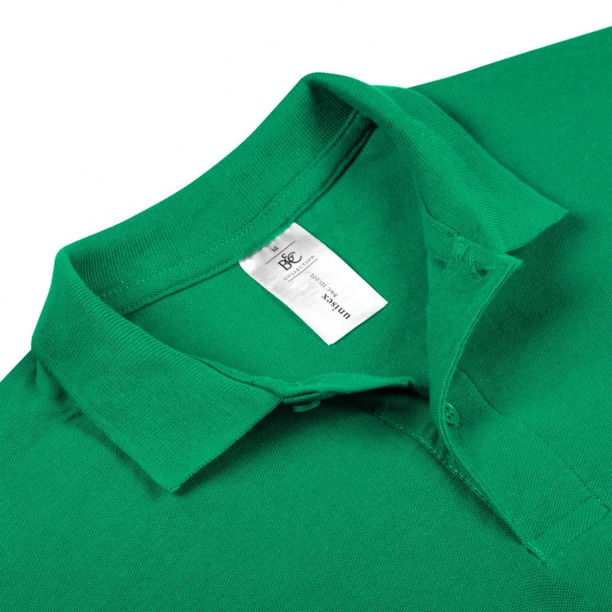 Рубашка поло ID.001 зеленая, размер S фото 3