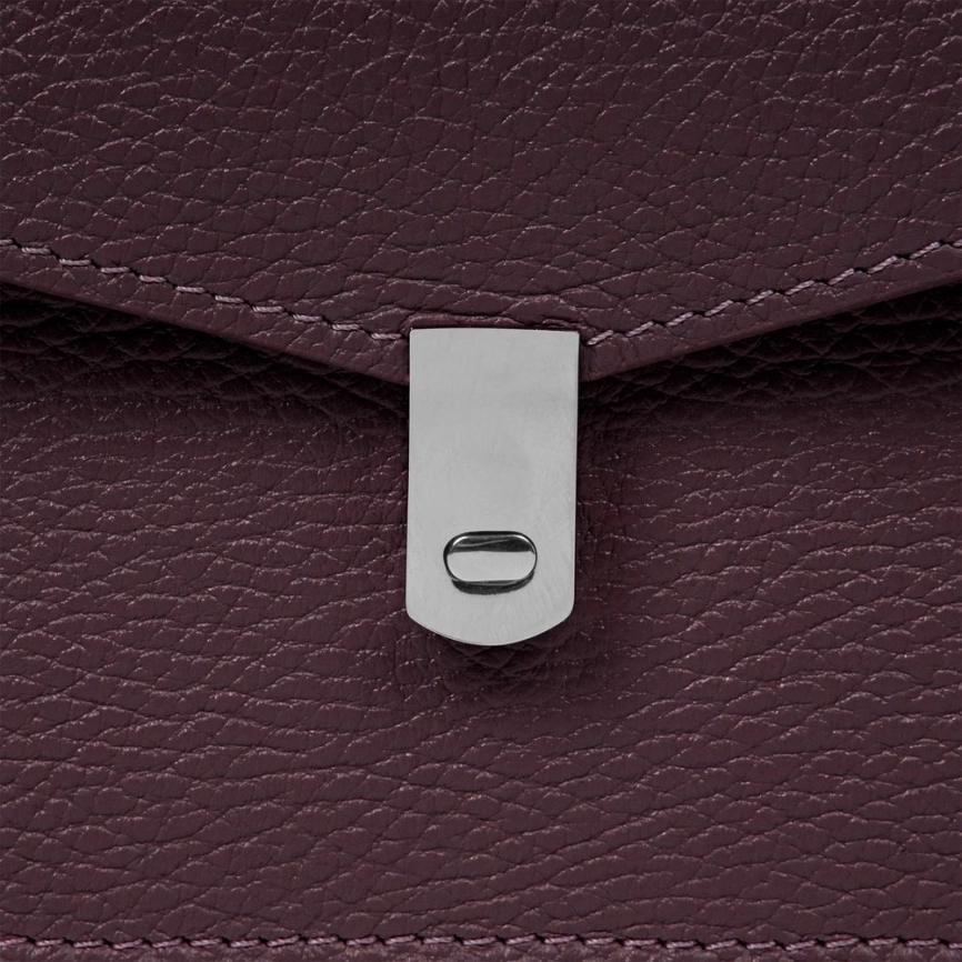 Сумка через плечо Busta, бордовая фото 6