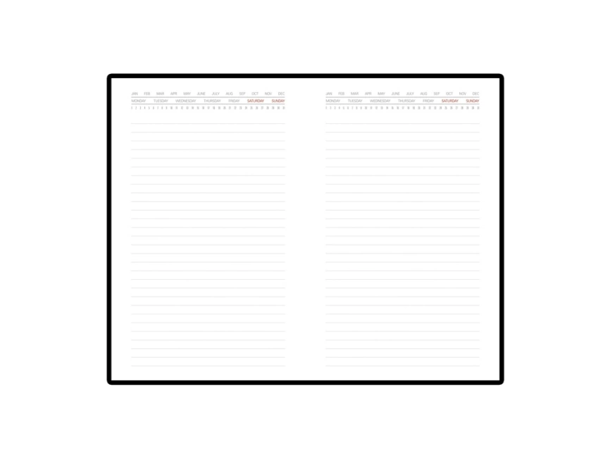 Ежедневник недатированный с индексами А5 Bergamo, синий фото 5