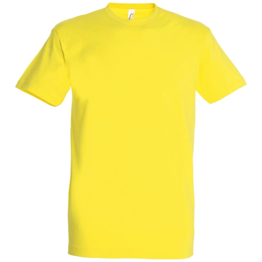 Футболка Imperial 190 желтая (лимонная), размер XL фото 1