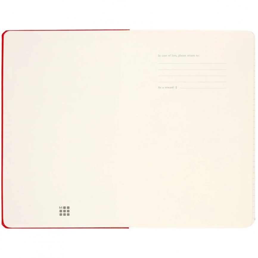 Записная книжка Moleskine Classic Large, в линейку, красная фото 5