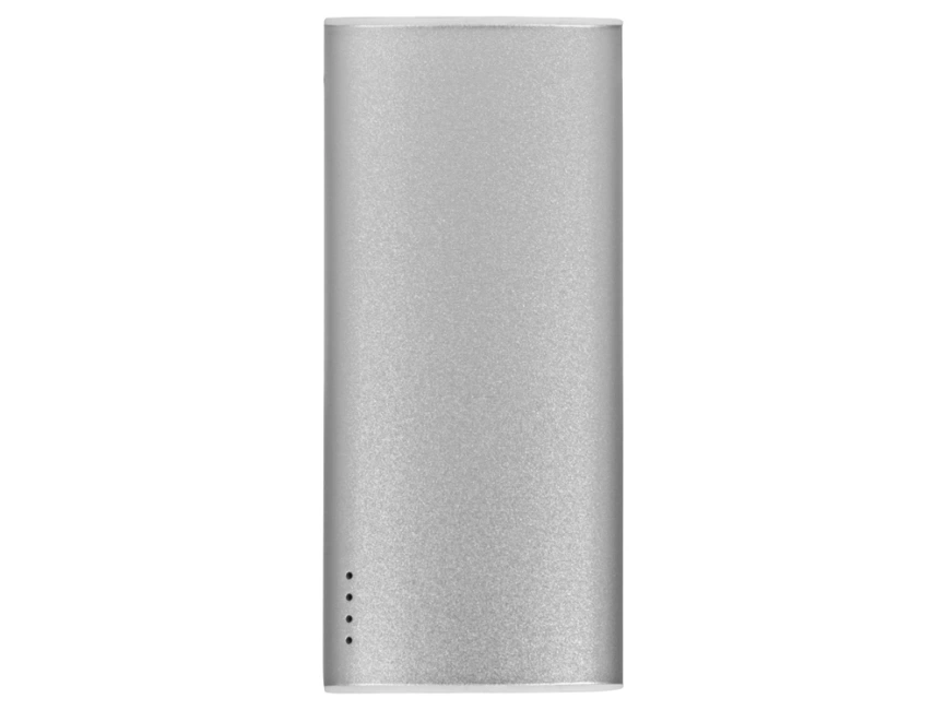 Портативное зарядное устройство Квазар, 4400 mAh, серебристый фото 4